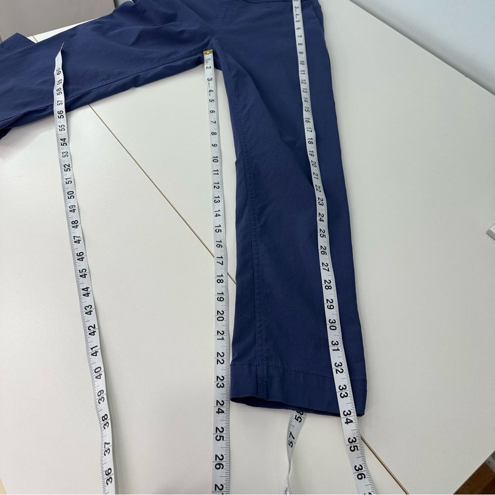 Soft Surroundings Blue Pull On Stretch Pants Ankle Style 3AC10 Size Petite XS - Picture 10 of 12